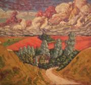 konrad magi Road from Viljandi to Tartu oil painting reproduction